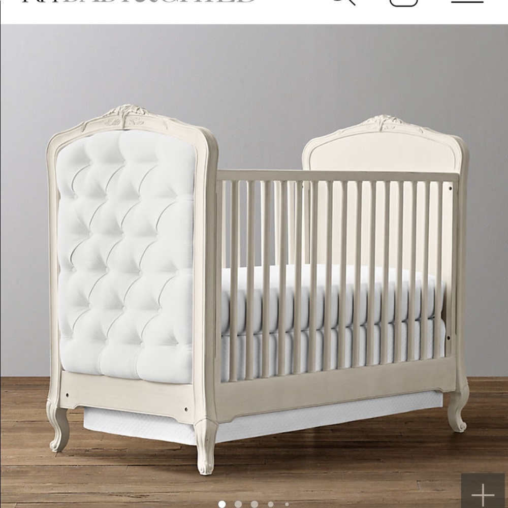 Collette Tufted Crib + Toddler Conversion kit